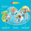 Intex Gator 6.6' x 5.6' x 4" Outdoor Inflatable Kiddie Pool Water Play Swim Center