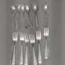 DRKIO Stainless Steel Toddler Utensils Set - 12 Pieces Kids Silverware Set Children Safe Food Grade Small Forks and Spoons Dishwasher Safe Mirror Polished