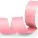 Isaspire 1-1/2" Width x 50 Yards Satin Fabric Ribbon, Light Pink Ribbon Perfect for DIY Bows, Swags, Gift Wrapping, Craft, Flower Bouquet，Christmas and Party Decoration, 3 Pack