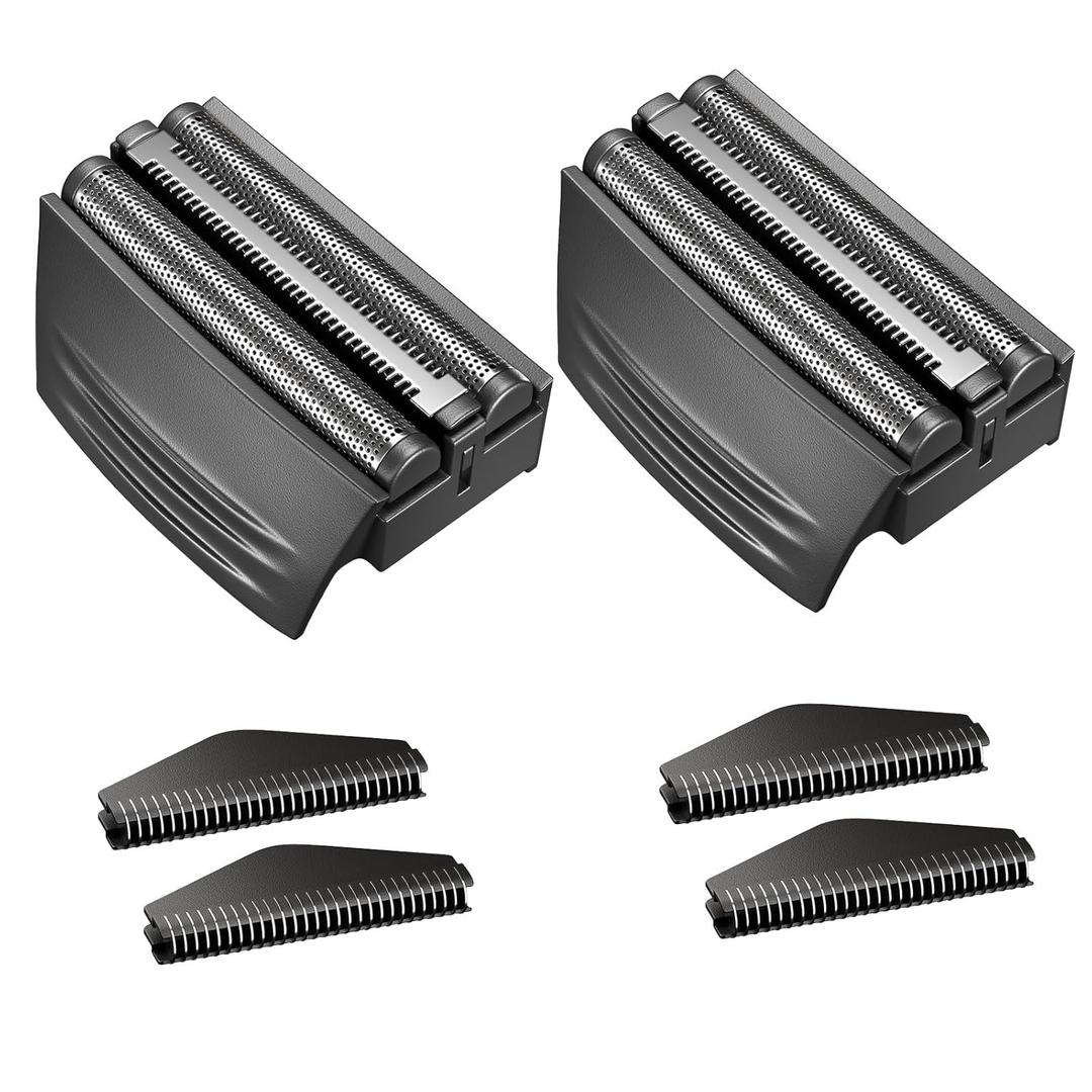 Shaver Replacment Heads Compatible with Remington SPF-300 Replacement Screen and Cutter for Foil Shavers F4900, F5800, F7800 Shavers (Black/2pcs)