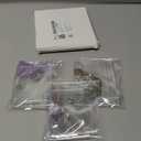 Lanyards for Id Badges 3 Pack Badge Lanyard with 6 Pcs Id Badge Holder Retractable Stainless Steel Teacher Lanyard Cruise Ship Lanyards for Girl Women (Purple, Pink, Bright Blue)