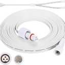 Permanent Outdoor Lights Extension Lead Waterproof Cord,Waterproof Extension Cable 3Pin,IP68 Extension Cable for Go-vee H705A/B/C, H706A/B/C (13FT Extension)