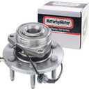 515160 Front Wheel Bearing and Hub Assembly 4WD with 6 Lugs Fits for Chevy Silverado 1500 Suburban Tahoe, GMC Sierra 1500 Yukon XL, Cadillac XTS Escalade Hub Bearing (4x4, w/ABS)