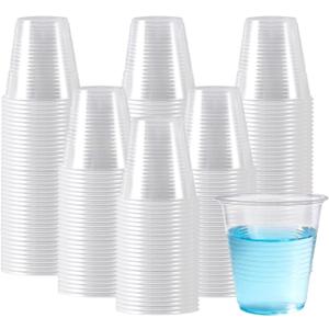 Lamosi 600 Count 3 oz Clear Plastic Cups, Disposable Small Mouthwash Cups for Party, Travel, Events