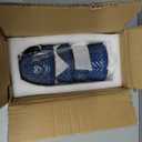 Sureasy Succulent Pots, 3.5 Inch Flower Pots for Indoor Plants, Small Plant Pots with Saucer & Drainage, Decorative Ceramic Planters for Succulent, Cactus, Set of 4, Blue