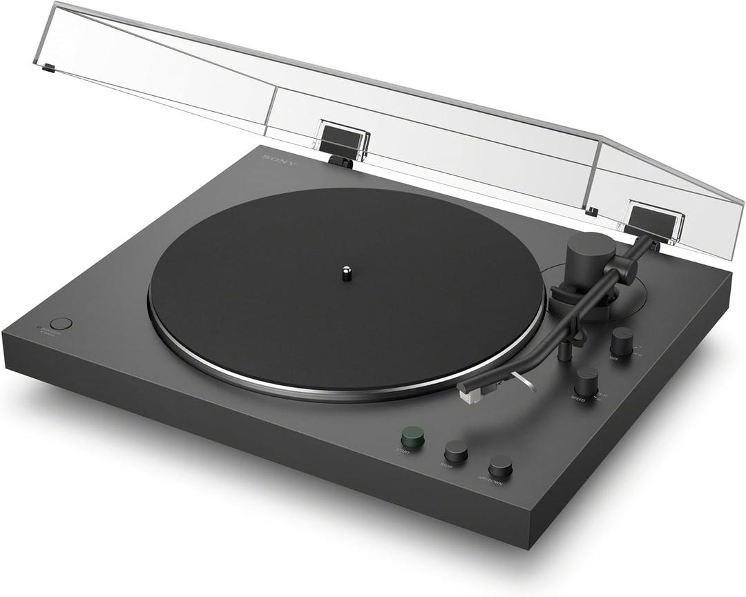 Sony PS-LX3BT Wireless Bluetooth Turntable (2026 Model) : Fully Automatic Belt Drive Vinyl Record Player with Built-in Phono EQ, Black