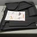 Cargo Mat Backrest Mats for 2017-2025 Mazda CX-5, All Weather TPE Backrest Mat Trunk Mat Cargo Liner Storage Mats Accessories for CX5 (Backrest Mats + Cargo Mat+Storage Mats)