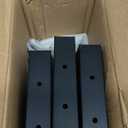 Round Table Legs 16 Inch Coffee Table Legs,Metal Table Base Black Iron Legs for Table,Metal Furniture Legs Dining