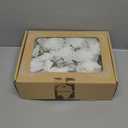 MACTING 60PCS Artificial Rose Flowers Real Touch Fake Flowers with Stem White Foam Roses for Wedding Bouquet Floral Arrangements Table Centerpieces Bridal Shower Spring Home Mothers Day Decorations