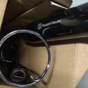 Maestri House Rechargeable Milk Frother with Stand, LunaFro Handheld Electric Foam Maker Waterproof Detachable Stainless Steel Whisk Drink Mixer Foamer for Lattes, Cappuccino (Black)