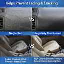 Car Interior Cleaner & Protectant, 32 Fl Oz Interior Detailer Spray Cleans & Helps Protect Dashboard, Leather, Vinyl & Plastic, Includes Towel & Cleaning Sponge (Pack of 2)