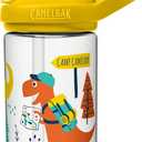 CamelBak Kids Eddy+ Bite Valve Straw Tritan Water Bottle Dino Summer, 14oz