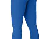 Sunzel Sunzfly Invisible Butt Scrunch Workout Leggings for Women, Butt Lifting High Waisted Gym Yoga Pants with Tummy Control (Blue, L)