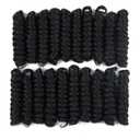 3 Packs Saniay Curl Crochet Braids Short Crochet Braiding Bouncy Twist Spiral Curls Jamaican Twist Hair Extensions 20 Strands/Pack (1, 12 * 20 inch)