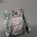 SuydanBox Magnetic for iPhone 17 Pro Case, [Full Camera Protection][Compatible with MagSafe] Cute Wave Frame Silicone Shockproof Protective Phone Case for iPhone 17 Pro 6.3", Hazel