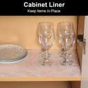 Shelf Liners for Kitchen Cabinets, Refrigerator Liners Waterproof & Oil-Proof Kitchen Cupboard Liner Drawer Mats EVA Material Non Adhesive Fridge Liner for Shelves（23.6" W x 118" L）