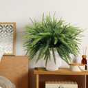 Christmas Norfolk Pine Stems, 48pcs Artificial Pine Picks Faux Christmas Greenary Branches for Xmas Vase Wreath Garland Indoor Outdoor Home Decor