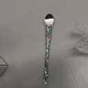 Amyhill 36 Pcs Glitter New Year Glass Crystal Teardrop Ornaments Different Size Raindrop Hanging Ornament Clear Glass Drop Chandelier Pendant Crystal with Rope for Winter Party Centerpieces Decoration