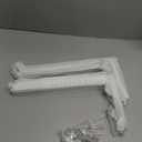 Heavy Duty Shelf Brackets Floating L Shelf Bracket, Brackets for Shelves, L 12" x H 6" x W1.5 Wall Shelf Brackets for DIY, Suitable for Study, Kitchen, Living Room, Bathroom (Black, 4 Pack)