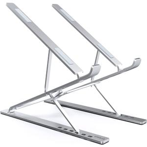 Laptop Stand Adjustable Portable Aluminum for 10" - 17" Laptop Tablet (Silver)