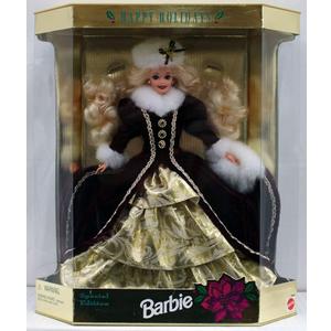 Mattel Happy Holidays Barbie Christmas 1996