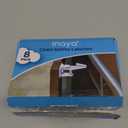 Inaya Cabinet Locks Baby Proofing - Child Proof Drawer Locks - Child Safety Cabinet Latches with 3M Adhesive Easy Installation - No Drilling or Extra Screws (8 Pack)