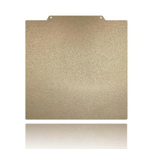 Henasier 300x300mm Gold Textured PEI Build Plate for LulzBot TAZ Pro/TAZ 3/TAZ 4/TAZ 5/TAZ 6 and Anet A8 Plus, Double Sided Flexible Spring Steel Heated Printing Bed Platform 3D Printer