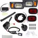 waltyotur Golf Cart Deluxe Headlight Tail Light Kit Replacement for Club Car DS 1993-Up