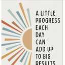 YUISLE Postive Affirmations Wall Decor, Motivational Mental Health Poster Framed Art, Boho Classroom Decor, Inspirational Office Wall Art for Therapy Counseling Office, 12x16 In-A05 