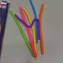 Sensory Fidget Toys for Kids: 6 Pack Textured Silicone Fidget Stick for Stress Relief Autistic ADHD, Quiet Desk Fidgets for Classroom, Sensory Toys for Autism, Egg Filler Easter Basket Stuffers