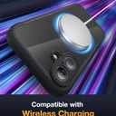 Diaclara Designed for iPhone 16 Case, Full Body Rugged Case with Built-in Touch Sensitive Anti-Scratch Screen Protector, with Camera Protection for iPhone 16 6.1" (Black)