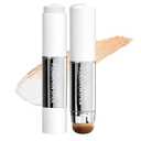 Korean Color Changing Foundation Stick,Cream Stick V White Color-Changing Foundation Stick, 3-in-1 Color Changing White Foundation Stick, Medium to Full Coverage