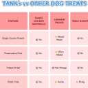 Tanks Freeze Dried Chicken Meatballs  Cage-Free Chicken, Single-Source Protein, Grain-Free, No Preservatives or Byproducts  Natural Dog Treats for All Breeds  4 oz Pouch (1 Count (Pack of 1))