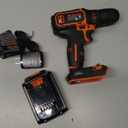 BLACK+DECKER 20V MAX Cordless Drill/Driver Kit with Battery, Charger, and Double Ended Bit (BDCDD120C)