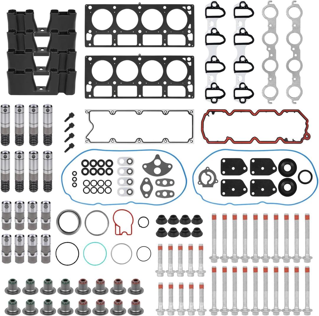 AFM DOD Lifters Replacement Kit w/Head Gaskets & Bolts, Fit for 2007-2013 Chevy Silverado 1500, Suburban, Tahoe, for GMC Sierra, Yukon 5.3L V8 Engines