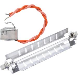 BlueStars [UPGRADED] WR51X10055 Refrigerator Defrost Heater and WR50X10068 Thermostat Kit  Compatible with GE & Hotpoint Refrigerators - Replaces AP3183311 PS303781 AP3884317