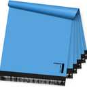POLYSELLS 1000 pcs 6x9 Inches Blue Poly Mailers Shipping Envelopes, Strong Adhesive Sealing, Waterproof, and Tear-resistant Postal Mailing Bags for Clothing, Books, and Accessories