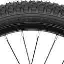 16 Inch Kids Bike Front Wheels Replacement with Solid Air Rubber Tire and Inner Tube, Bicycle Bike Wheels Don't Fit with Huffy Bike(13 Inch Wrench Included)