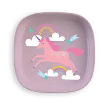 Wheat Poly Pro square plate purple unicorn 6pcs Wheat Poly Pro square plate purple unicorn 6pcs