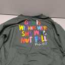 BEBNKGK Christian Sweatshirts for Women God Is Within Her Sweatshirts Christian Religious Sayings Long Sleeve Inspirational Blouse Top(Green,XL)