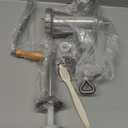 VEVOR Manual Stainless Steel Meat Grinder, 1.8" Clamp, 2 Grinding Plates, Sausage Stuffer, Ideal for Home Kitchen Restaurant Butchers Shop