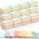 120 Pads Sticky Notes Bulk 1.5 x 2 Inch Mini Self Stick Note Small Assorted Bright Colors Paper Memo for Office School Notebook Supplies 50 Sheets/pad (Pastel Color)