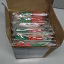 Janlaugh 100 Pcs Christmas Paper Photo Frames 4x6 Red and Green Paper Picture Frame with 100 Clip 10 String Kit DIY Hanging Cardboard Photo Holder Christmas Wall Decor Wedding Home