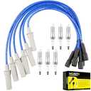 MOAUTO Set of 6 PCS Iridium Spark Plugs with Wire Set 5019593AA 53188 RC-CRX070S Compatible with Chrysler Dodge Pacifica Town Country Voyager Grand Caravan Routan - V6 3.3L