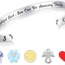 SAM & LORI Personal Bracelets for Teens/Women-Inspirational Jewelry Gifts (Various Designs) for Daughter/Sister/Mom/Friends-Adjustable Bracelet in a Pretty Gift Box
