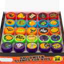 2 x ArtCreativity Halloween Stamps for Kids, Pack of 25 Assorted Pre-Inked Spooky Stampers, Best for Party Favors, Goodie Bag Fillers, Trick or Treat Toy Supplies, Birthday Gift Bags, Pumpkin Stamp