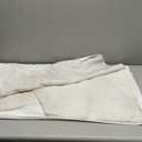 Hookless It's A Snap! 3-in-1 Shower Curtain With Waffle Fabric, Sheer Top Window, Flex-On Rings & Liner, 71" x 74", White