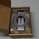 Magnetic Tripod for iPhone 16/15/14/13/12 Plus Pro Max Series,Aluminium Mini Magnetic Phone Tripod for iPhone & MagSafes,360 Adjustable Magic Clip Folding Magnetic Phone Stand,1/4" Screw (Grey)