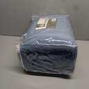 True North by Sleep Philosophy Micro Fleece Bed Sheet Set, Warm, Sheets with 14" Deep Pocket, for Cold Season Cozy Sheet-Set, Matching Pillow Case, Queen, Blue, 4 Piece