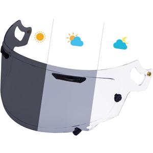 PSLER Photochromic Regent X Visor Corsair X Visor VAS-V MAX Vision Face Shield Quantum X Visor Helmet Shield for Regent X VAS-V MAX Corsair-X Quantum-X Signet-X RX7X Defiant-X Dt-X,Photochromic